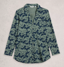 Load image into Gallery viewer, White Stuff UK Annie Longline Shirt Green Multi
