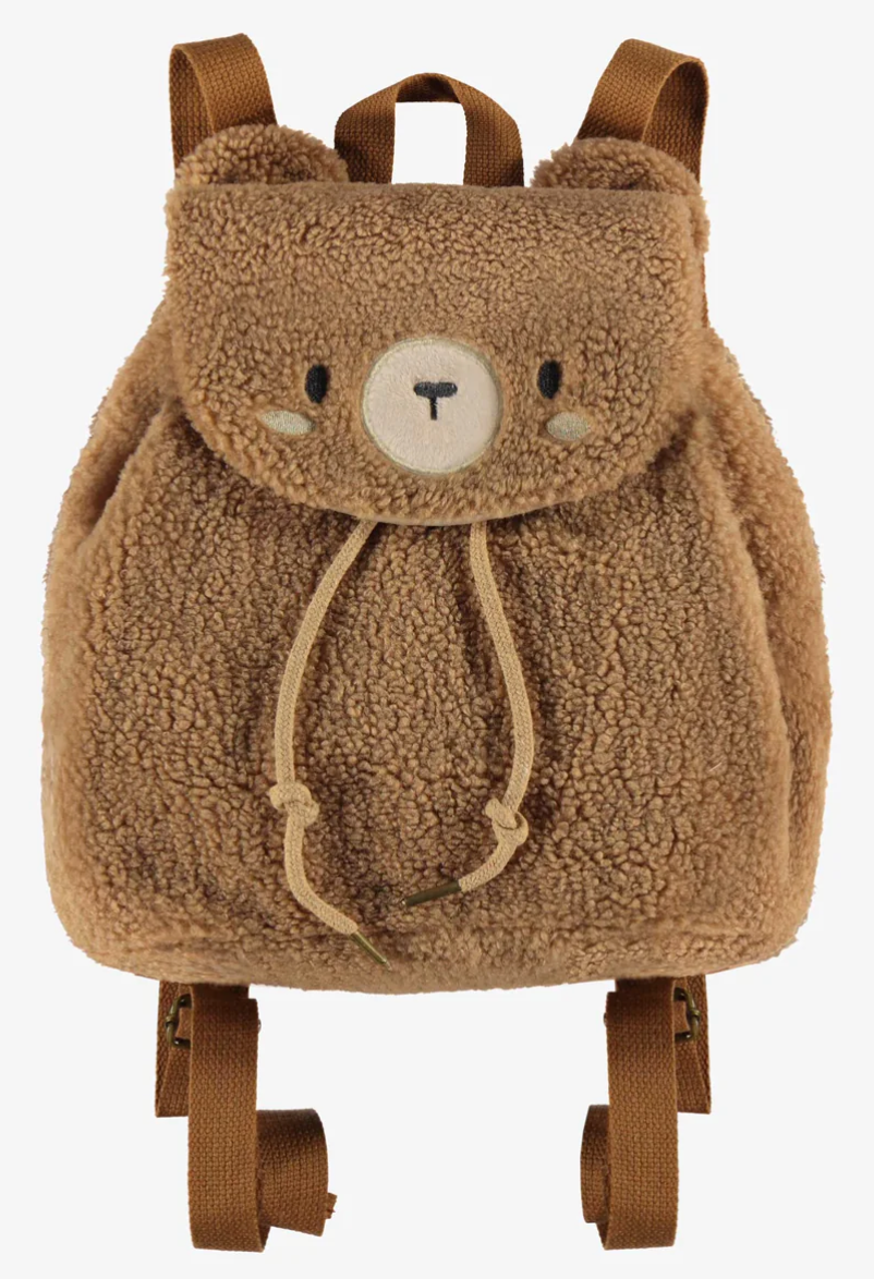 Souris Mini Brown Sherpa Bear Backpack