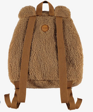 Load image into Gallery viewer, Souris Mini Brown Sherpa Bear Backpack
