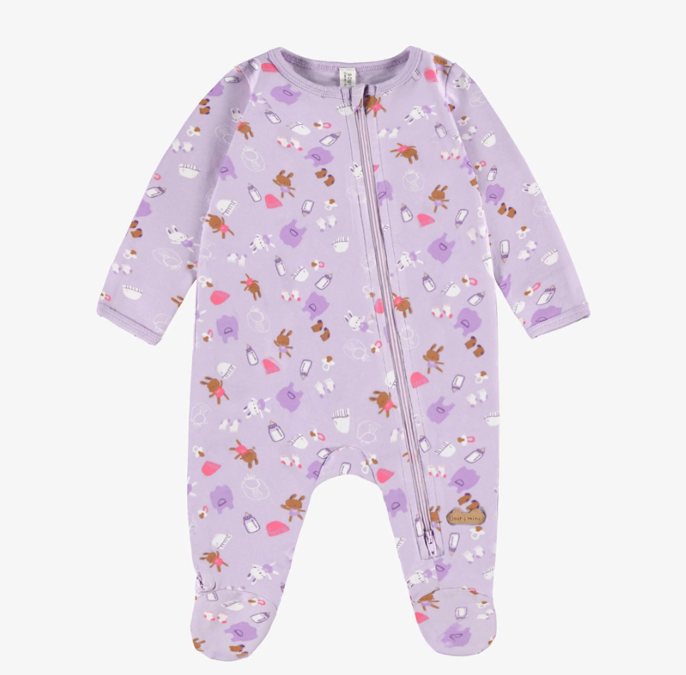 Souris Mini Baby Bunny Sleeper Purple