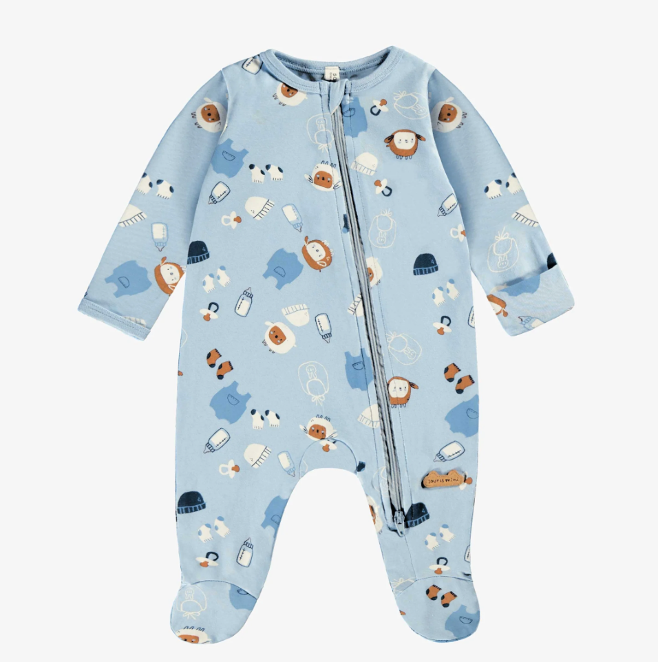 Souris Mini Baby Sheep Sleeper Blue