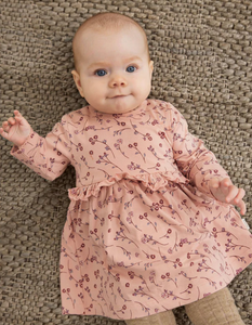 Minymo Flower Print Baby Dress
