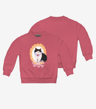 Load image into Gallery viewer, Headster Kitty Charm Sweatshirt Clay Rose
