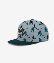 Load image into Gallery viewer, Headster Slap Shot Snapback Celestial Blue
