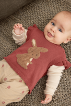 Load image into Gallery viewer, Minymo Bunny Baby Vest Rose
