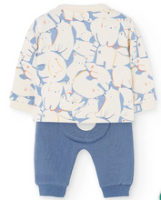 Load image into Gallery viewer, Boboli Polar Bear Fleece Sweatshirt and Jogger
