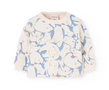 Load image into Gallery viewer, Boboli Polar Bear Fleece Sweatshirt and Jogger

