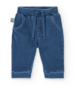 Boboli Sweater and Stretch Jean Jogger