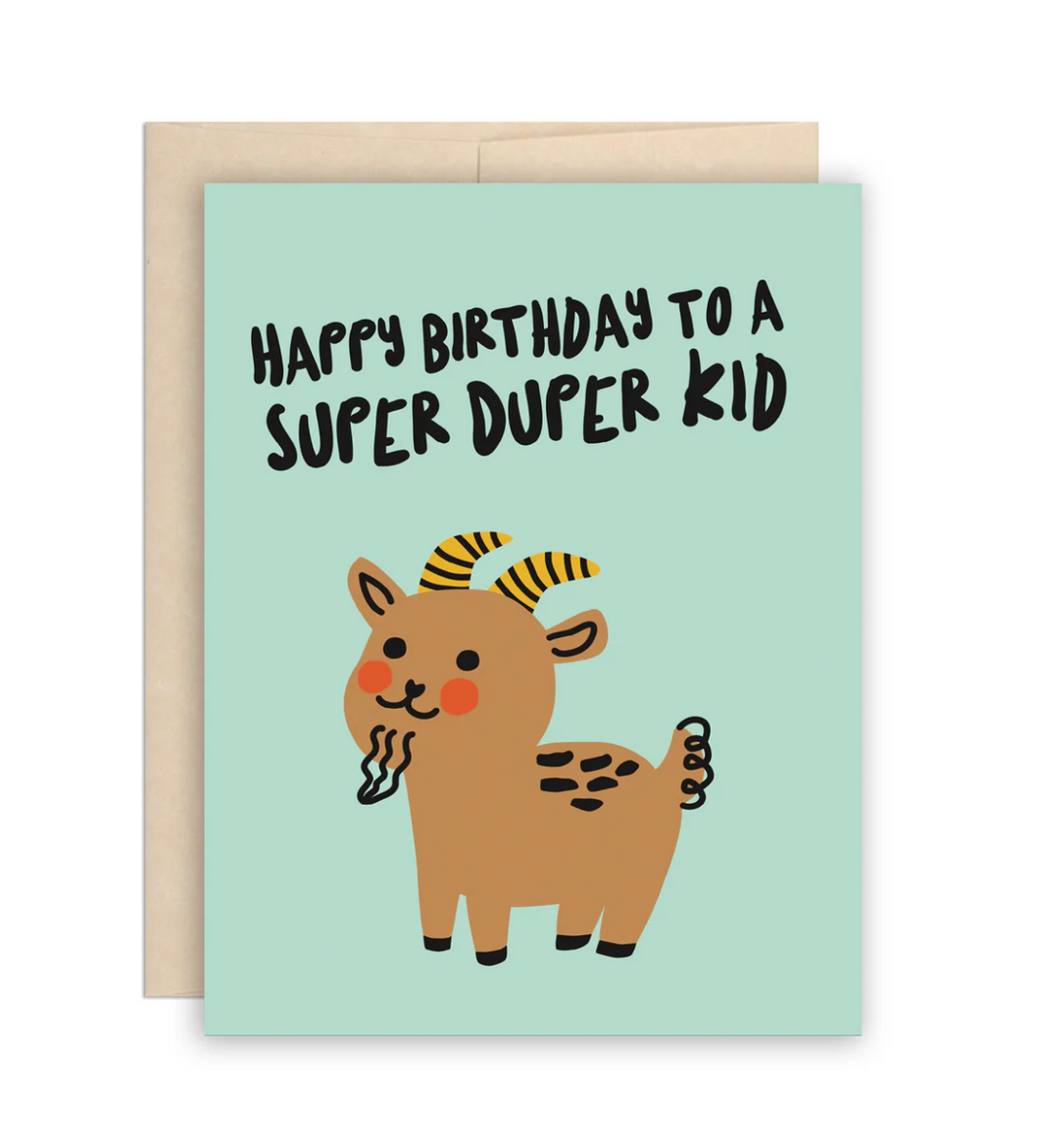 Super Duper KId Birthday Card