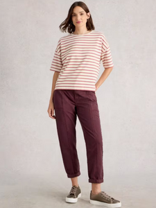 White Stuff UK Thea Trouser Dk Plum