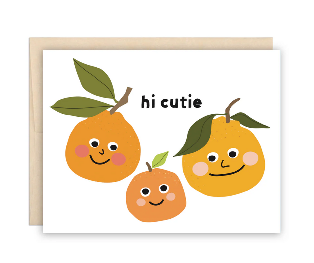 Hi Cutie Baby Card