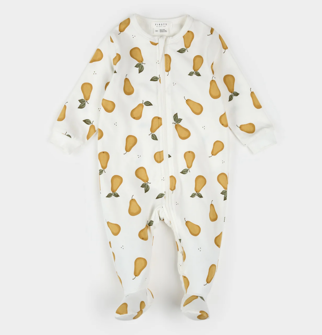 Petit Lem Pear Print Sleeper