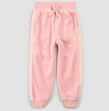 Load image into Gallery viewer, Miles Retro Stripe Pink Velour Jogger
