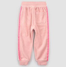 Load image into Gallery viewer, Miles Retro Stripe Pink Velour Jogger
