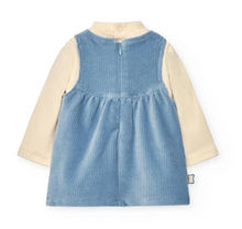 Load image into Gallery viewer, Boboli Bear Appliqué Velour Jumper, Onesie and Tights
