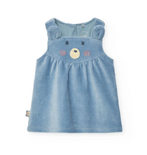 Load image into Gallery viewer, Boboli Bear Appliqué Velour Jumper, Onesie and Tights
