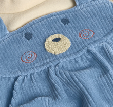 Load image into Gallery viewer, Boboli Bear Appliqué Velour Jumper, Onesie and Tights
