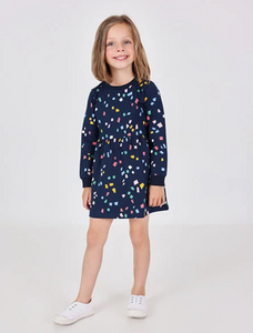 Boboli Geometric Print Dress