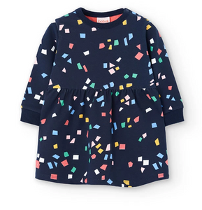 Boboli Geometric Print Dress