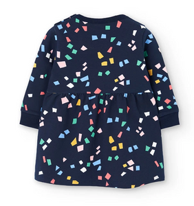 Boboli Geometric Print Dress