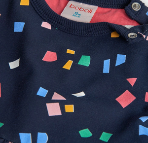 Boboli Geometric Print Dress
