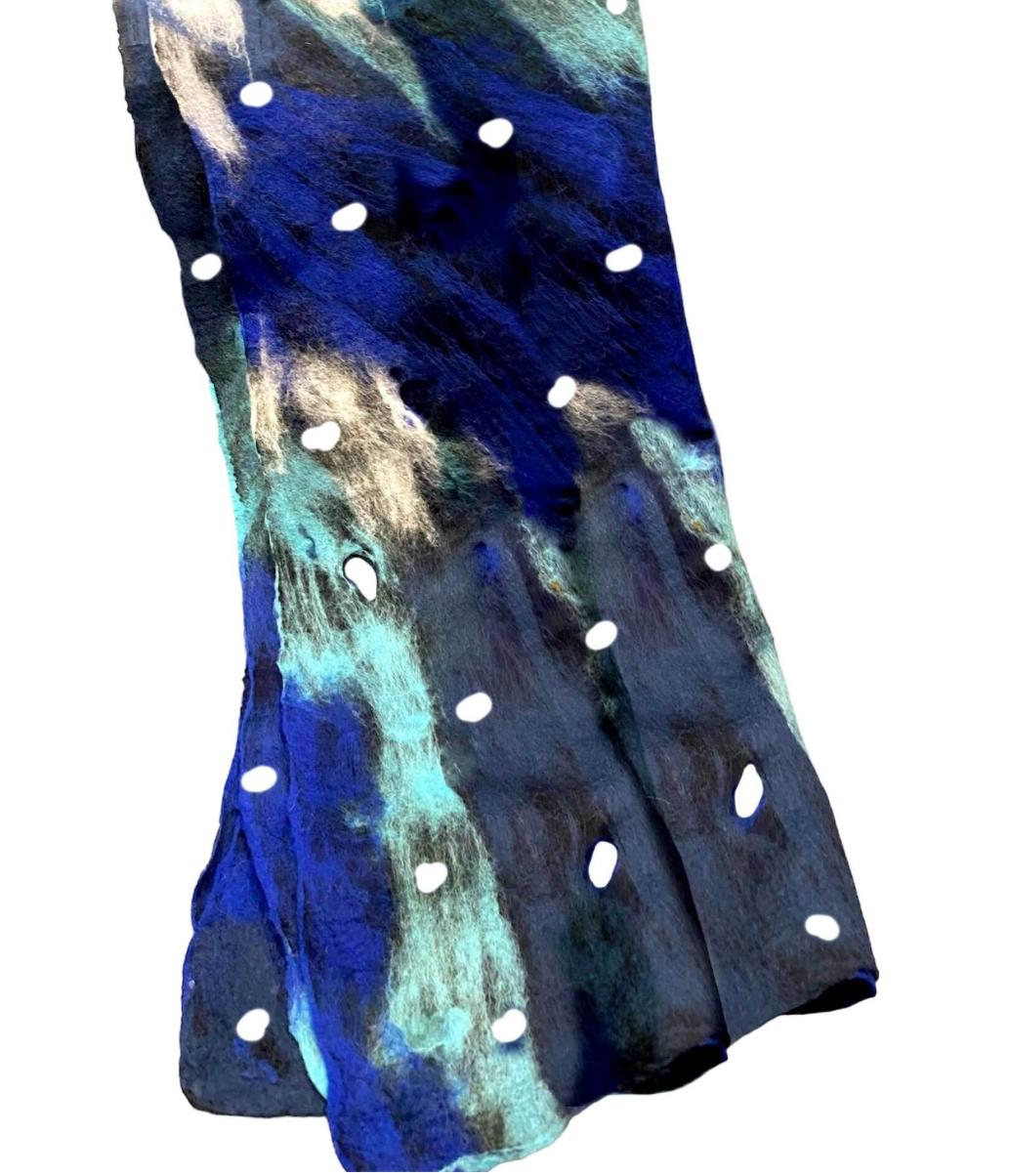 Sapphire Oblong Scarf