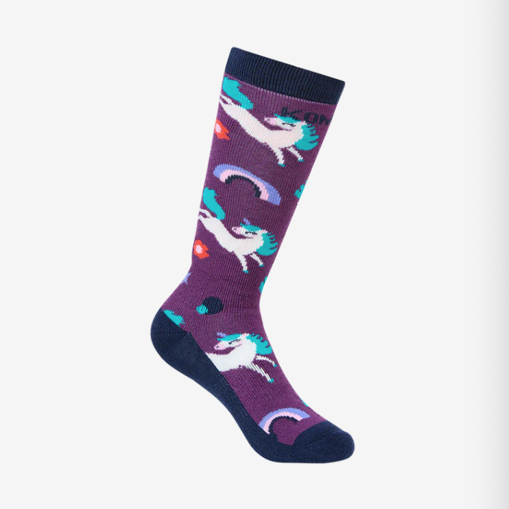 Kombi Rumble Socks Unicorn Rainbow