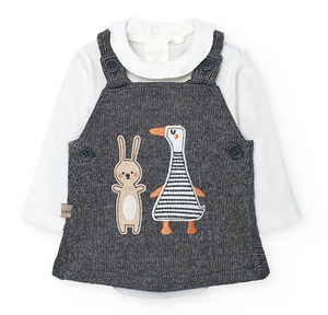 Boboli Bunny and Duck Jumper, Onesie and Tights