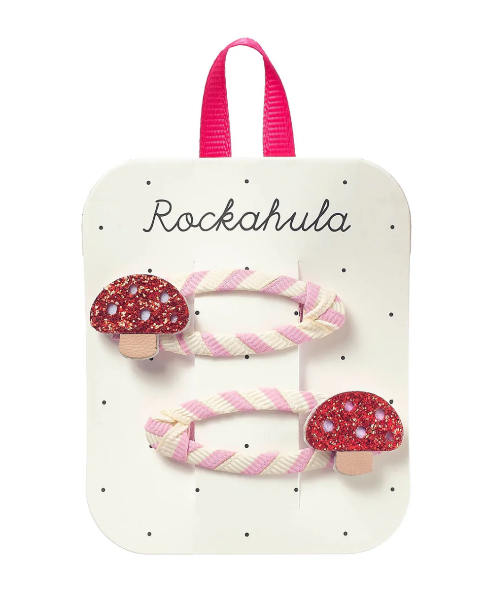 Rockahula Stripy Toadstool Clips