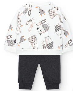 Boboli Teddy and Friends Fleece Sweatshirt and Pant