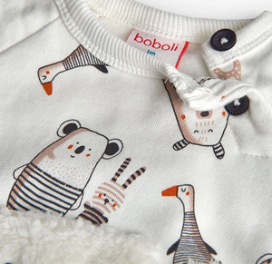 Boboli Teddy and Friends Fleece Sweatshirt and Pant