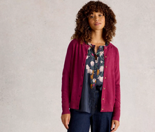 Load image into Gallery viewer, White Stuff UK Lulu Cardi Dark Plum
