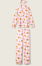 Load image into Gallery viewer, PJ Salvage Brunch Club Flannel Pyjamas Pink
