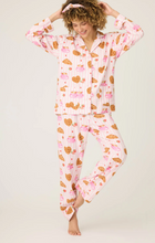 Load image into Gallery viewer, PJ Salvage Brunch Club Flannel Pyjamas Pink
