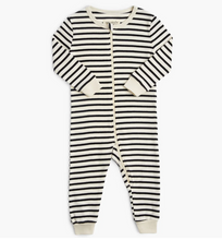 Load image into Gallery viewer, Mini Mioche Dreamy Playsuit Natural Stripe
