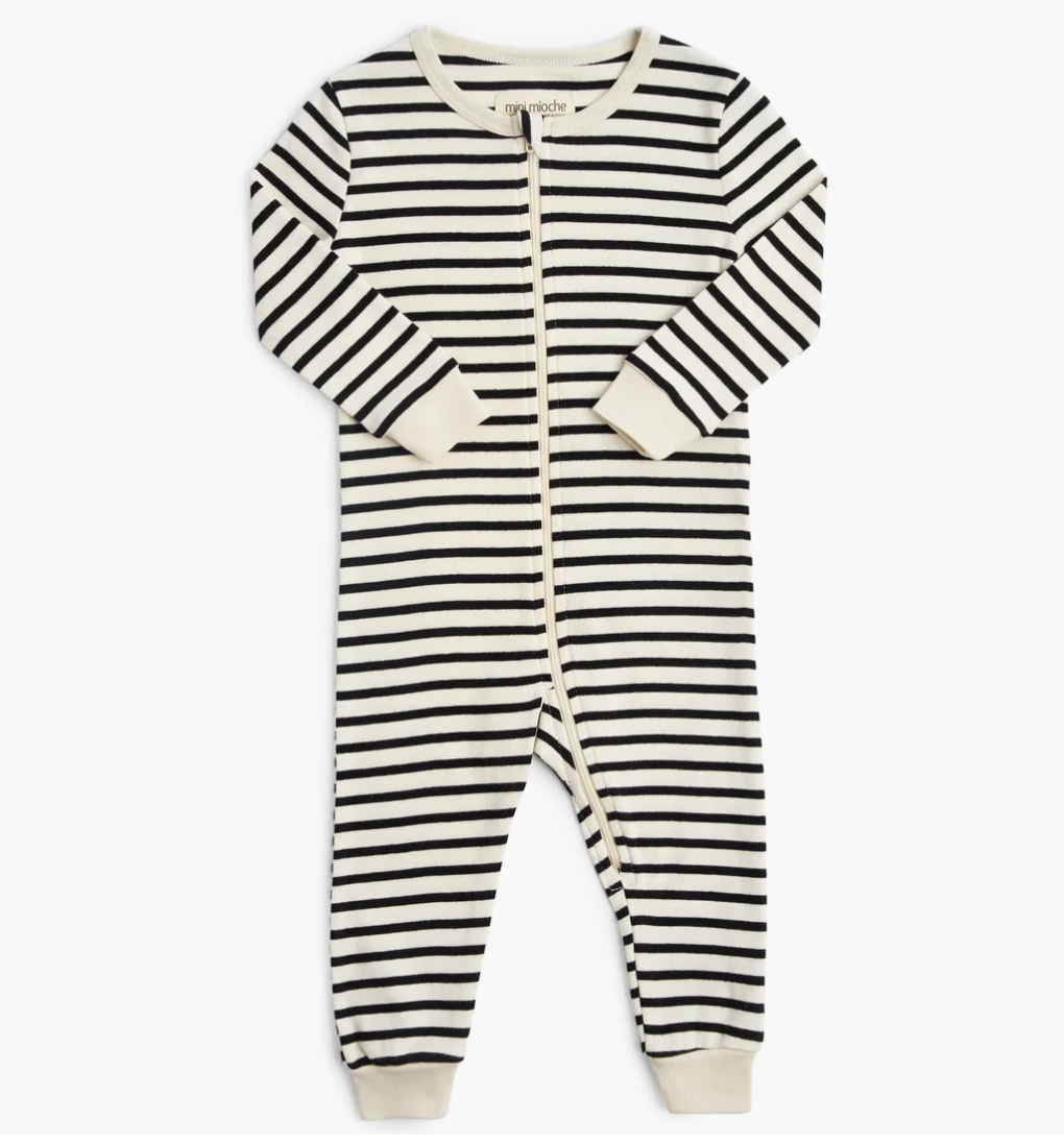 Mini Mioche Dreamy Playsuit Natural Stripe