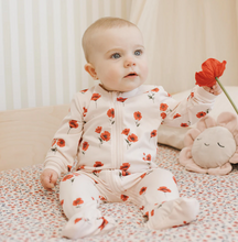 Load image into Gallery viewer, Petit Lem Poppy Print Sleeper
