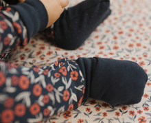 Load image into Gallery viewer, Petit Lem Poppy Floral Print Convertible Sleeper
