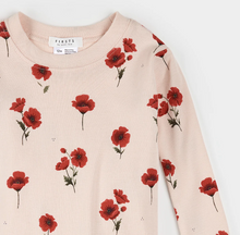 Load image into Gallery viewer, Petit Lem Poppy Print Baby Pyjamas
