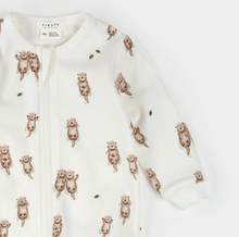 Load image into Gallery viewer, Petit Lem Otter Print Sleeper
