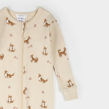 Load image into Gallery viewer, Petit Lem Corgi Print Convertible Sleeper
