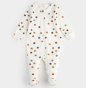 Petit Lem Pumpkin Print Sleeper