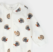 Load image into Gallery viewer, Petit Lem Turkey Print Sleeper
