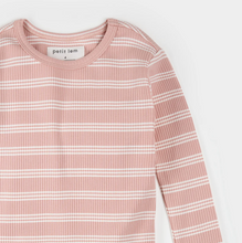 Load image into Gallery viewer, Petit Lem Modal Rib Pyjamas Rose Strip
