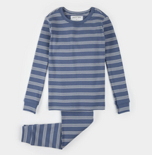 Load image into Gallery viewer, Petit Lem Modal Rib Pyjamas Blue Stripe
