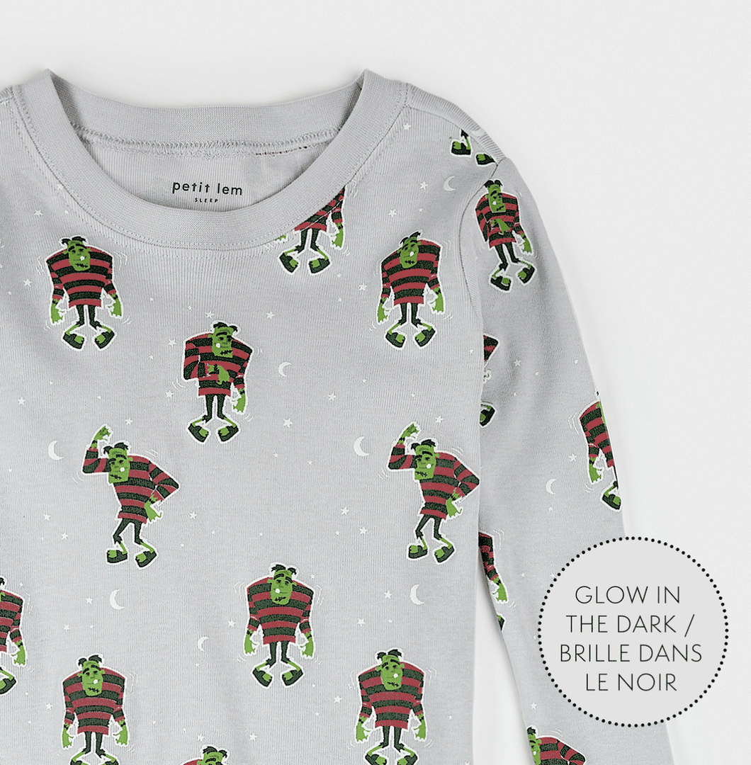 Petit Lem Frankenstein Glow in the Dark Pyjamasj