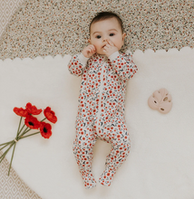 Load image into Gallery viewer, Petit Lem Poppy Floral Print Sleeper
