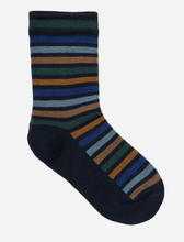 Load image into Gallery viewer, Minymo 3-Pack Socks Police Car/Stripe Mix

