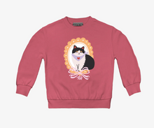 Load image into Gallery viewer, Headster Kitty Charm Sweatshirt Clay Rose
