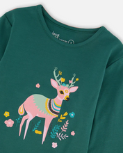 Load image into Gallery viewer, Deux Par Deux Deer Print Tee
